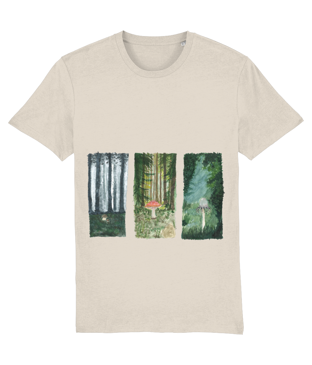 Waldpilze T-Shirt für Erwachsene