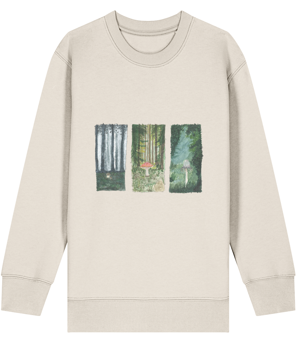 Waldpilze Sweatshirt für Kinder