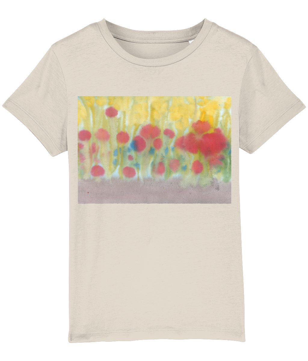 Mohnblumen T-Shirt für Kinder