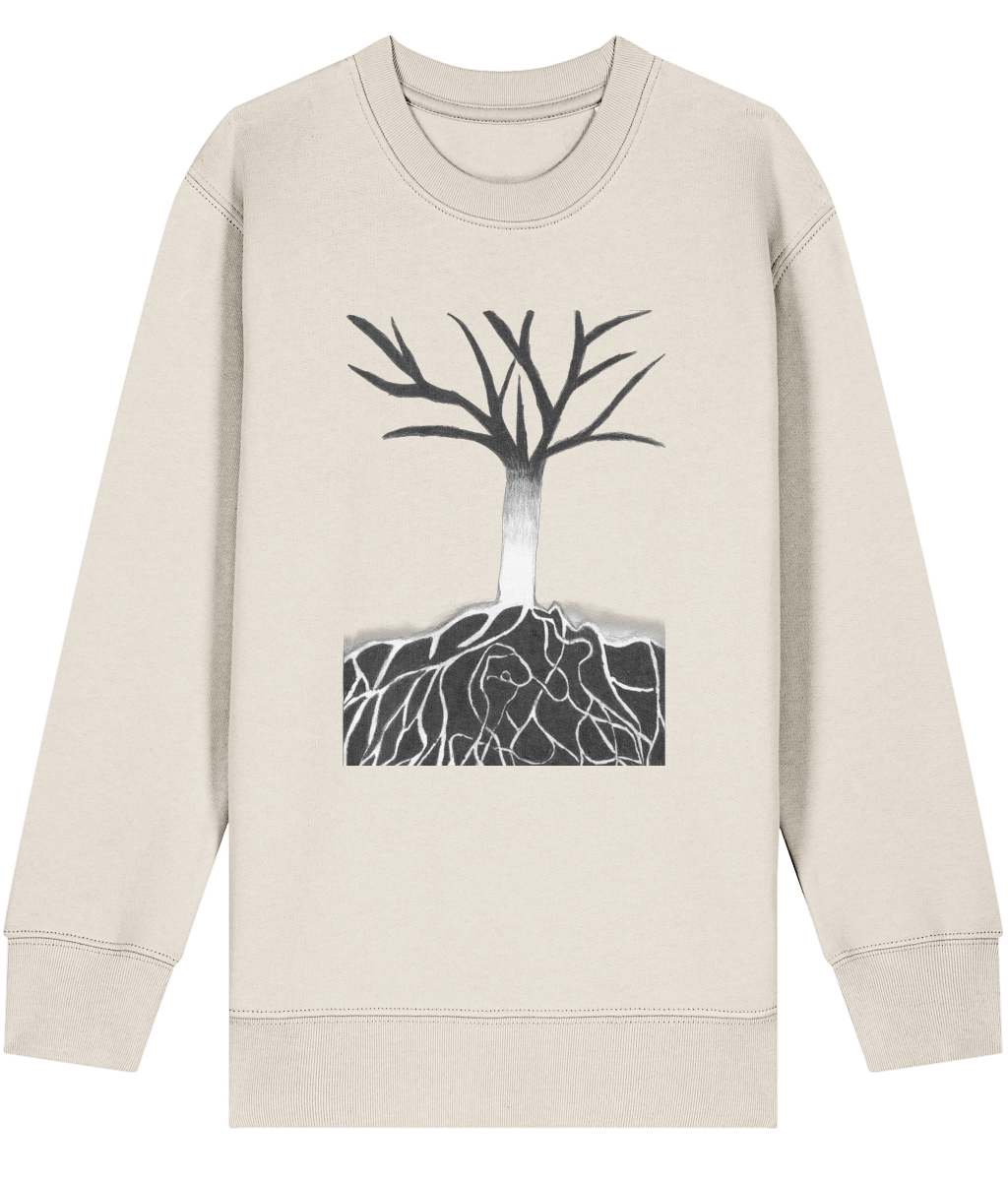 Wurzelbaum Sweatshirt für Kinder